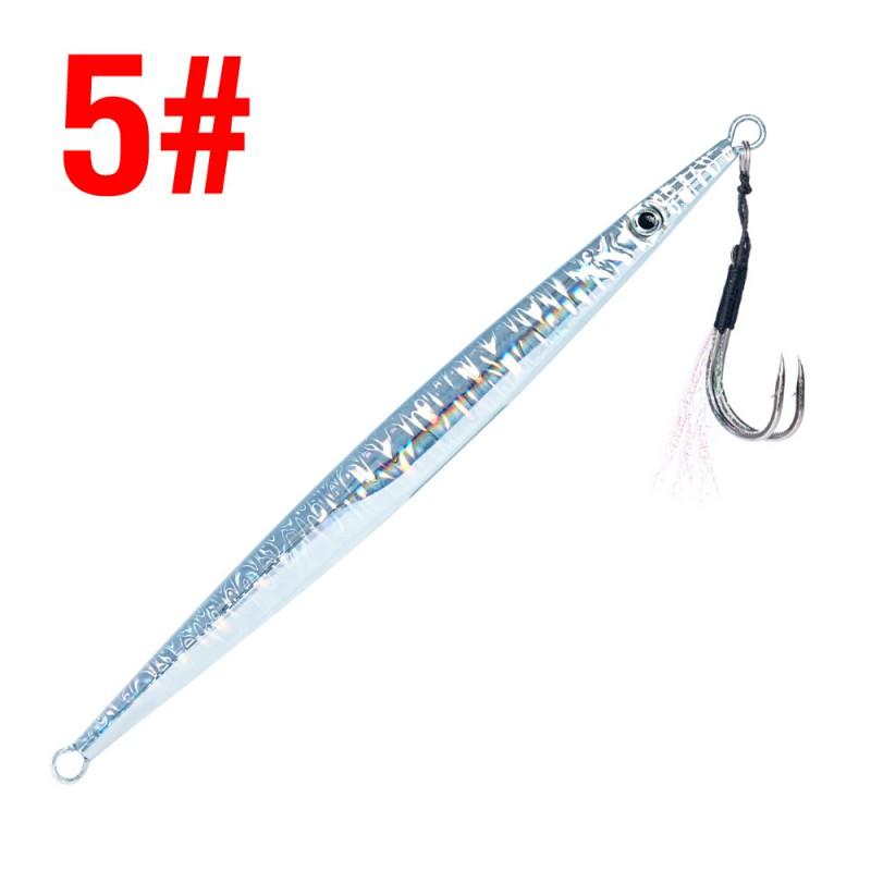 Slow Sinking Long Casting Jig Lures 4g-5g Saltwater Fishing Boat Rock Shore