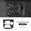 LHD RHD Real Soft Carbon Fiber For Alfa Romeo 159 2005-2017 2018 2019 2020 2021 2022 2023 Car Headlight Switch Frame Sticker