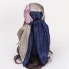90x90CM Imitation Silk Square Scarf – Women's Striped Color Block Shawl, European & American Style