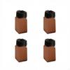 4 Pieces Furniture Riser with Strap Square Adjustable Leg AntiSlip Blocks for Sofa,