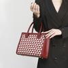 Elegant Red Wedding Handbag 2024 New Large Capacity Commuting Fashion Bridal Bag Single Shoulder Crossbody Bag