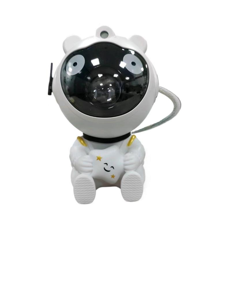 Hot Sale Astronaut Bluetooth Speaker with Colorful Starry Sky Light Projection & White Noise Laser Night Light