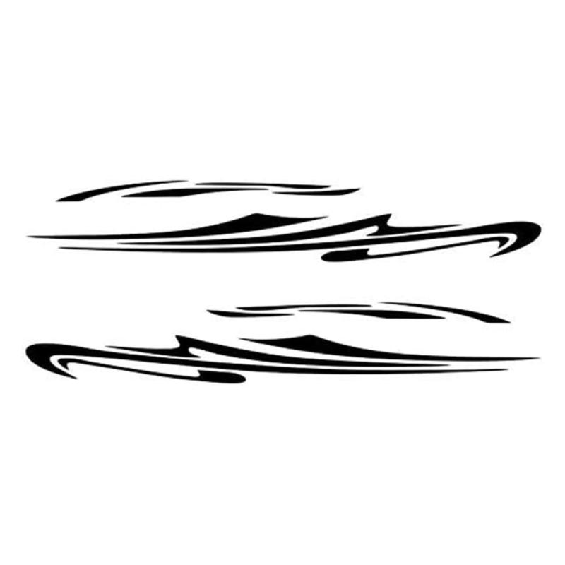 

Upgrades Vinyls Decal Stickers Side Body Weatherproof & Stylish Decal Eye Catching Stripes Sticker for Motorhome Caravans