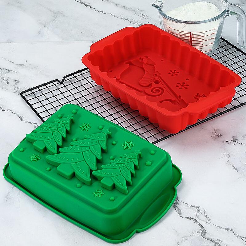 MDNG Silicone Christmas Tree Cake Molds