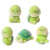 Practical Small Turtles Ornament Resin Texture with Flocking Surfaces Suitable for Childrens Room Decors and Gift Giving