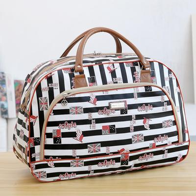 Borsa Weekender Grande in Tela alla Moda Borsa da Viaggio per la Notte Bagaglio a Mano Borsone con Scomparto per Scarpe Borse Weekend