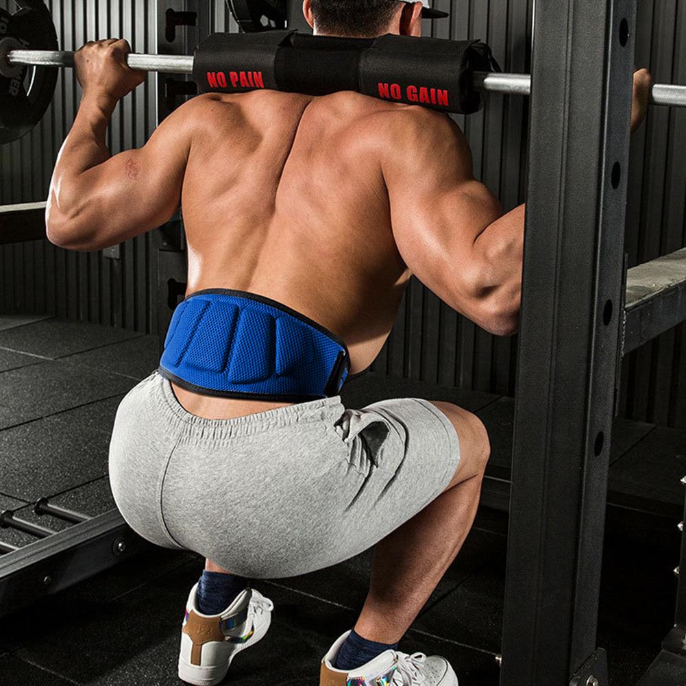 Training Waist Belts Adjustable Squat Lower Back Support Breathable Warm Sports Protective Gear for Adults Men Women