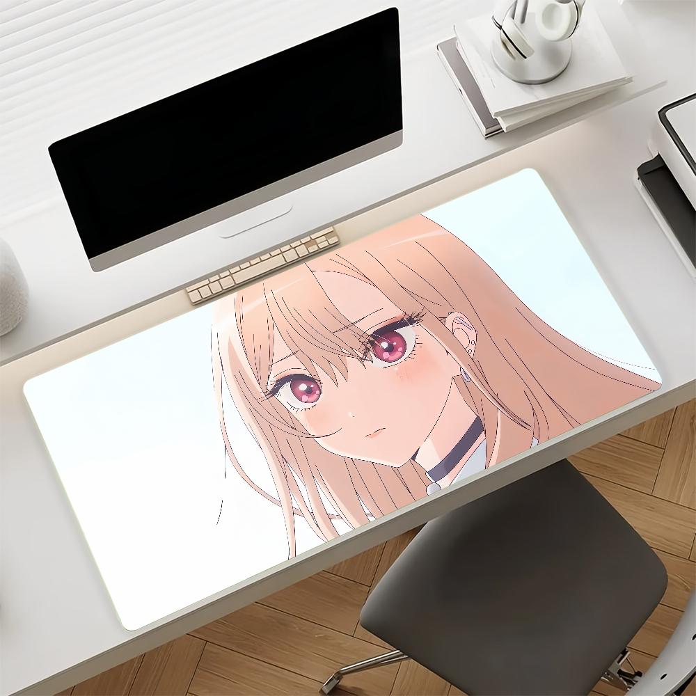 Anime M-Marin K-Kitagawa Musmatta Halkfri Låst Kant Skrivbordsmatta PC Laptop Tillbehör Gummi Kontor Tangentbord Stor Spel