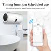 40A Smart WiFi Touch Water Heater Switch Tuya Smart Life APP Timer Voice Control Glass Panel Wall Power Switch Black