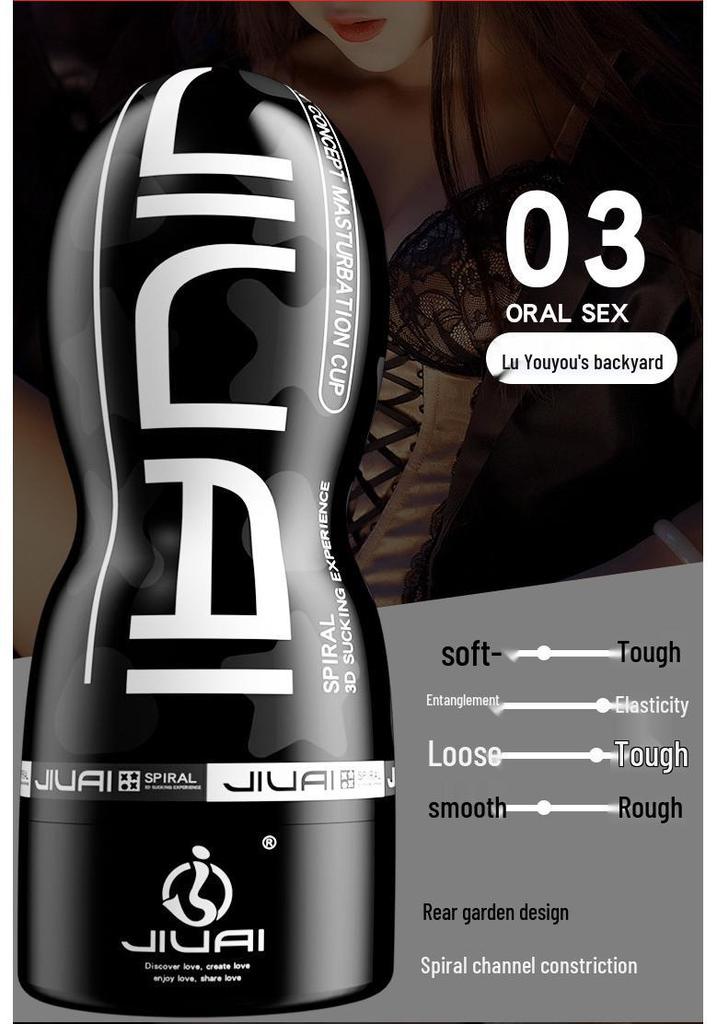 Long Love Manual Cannon Aircraft Cup for Men's Adult Exercise Masturbation.