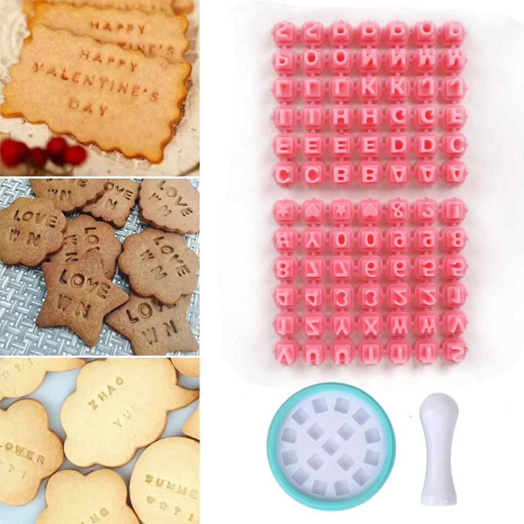 1set - Create Unique Cookie With Letters Numbers And Symbols - DIY Biscuit Cake Molds For Creative Cookie Decorating