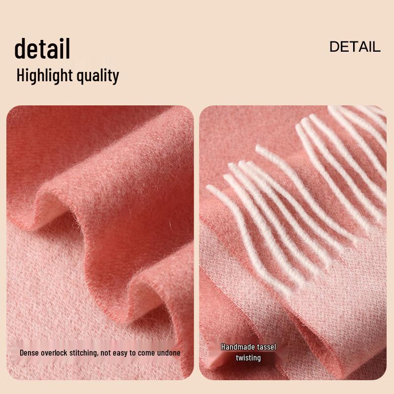 MiiOW Women's Pure Wool Embroidered Scarf