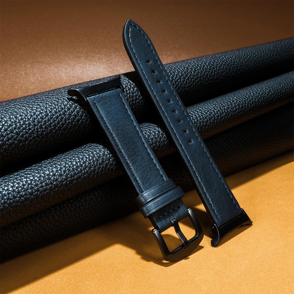 No Gaps Leather Strap for Samsung Galaxy Watch Ultra 47mm Wristband Bracelet for Galaxy Watch 7 Ultra 47mm Quick Business Band