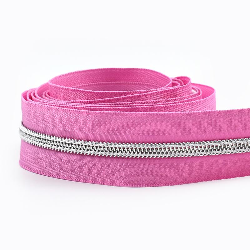 2/3/5/8/10M 5# Nylon Coil Zippers For Bag Clothes DIY Plastic Zipper Tape By The Meter Decorative Zips Repair Sewing Accessories