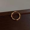 Bamboo Design Openable Women's Ring - Versatile & Fashionable Index Finger Ring in Fresh Ins Style