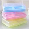 Clean Soap Double Compartment Soap Dish Plastic Soap Holder Drain Soap Box  Bathroom Use