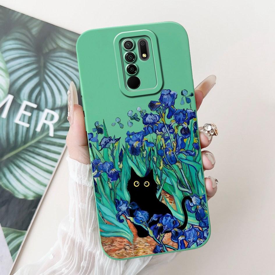 For Xiaomi Redmi 9 Case Redmi 9 Prime Cover Fashion Art Painted Camera Protection Soft Silicone Fundas For Redmi9 Poco M2 Bumper