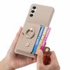 Ring Holder Leather Wallet Case for Samsung Galaxy S24 Ultra S25 Plus S23 FE S22 A06 A16 A36 A56 A15 A35 A55 Card Solt Cover