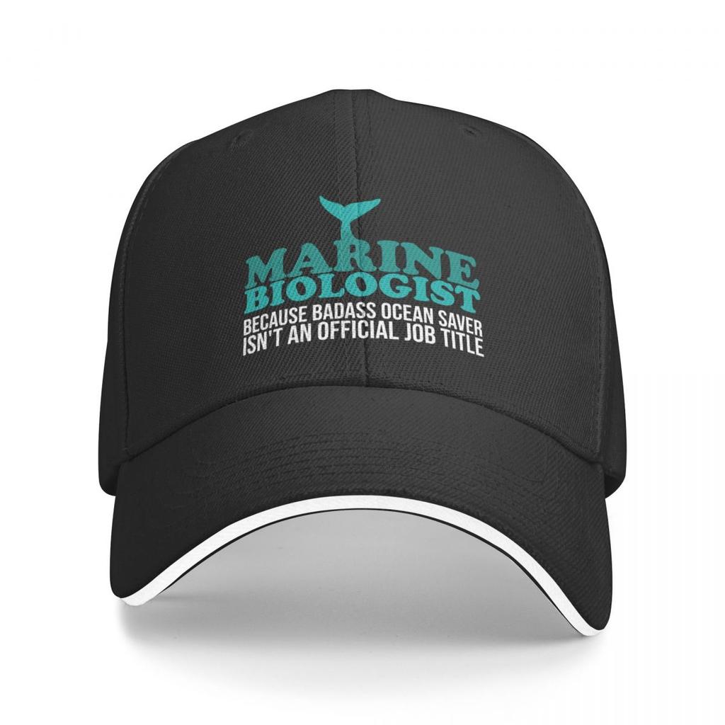 Badass Ocean Saver Future Marine Biologist Baseball Cap Kids Hat Golf Wear funny hat Boy Child Hat Women'S