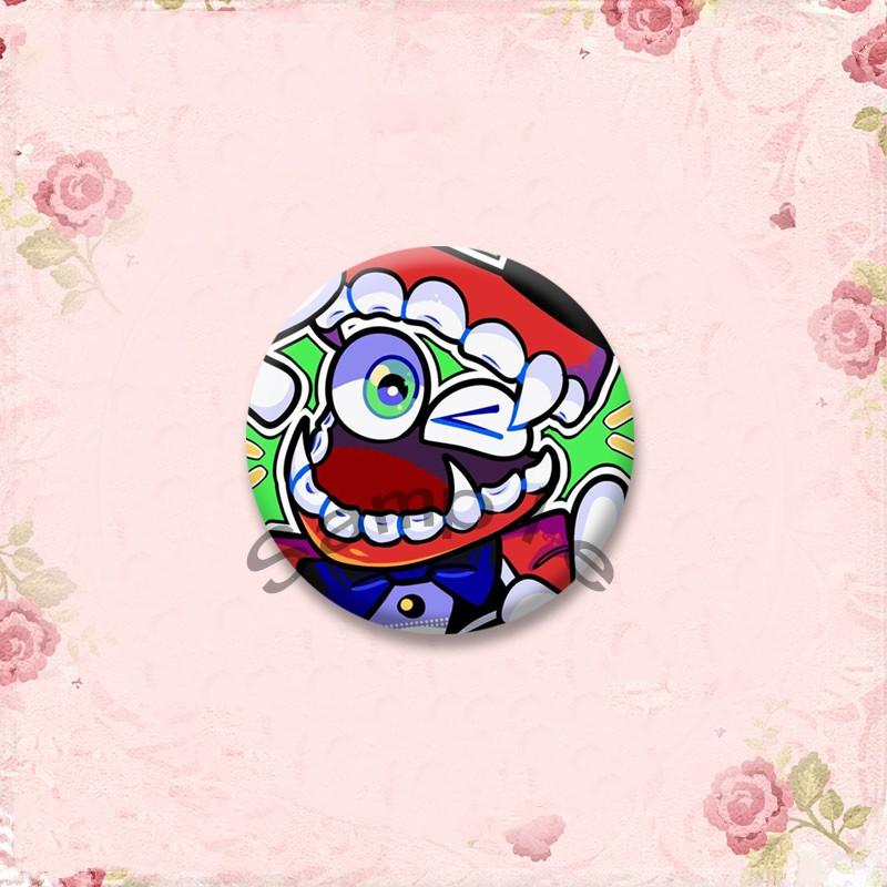 Anime Role Jax Gangle Ragatha Round Brooch Cartoon Figure Lapel Badges Custom Soft Button Pin Bag Jewelry Accessories XMAS Gifts