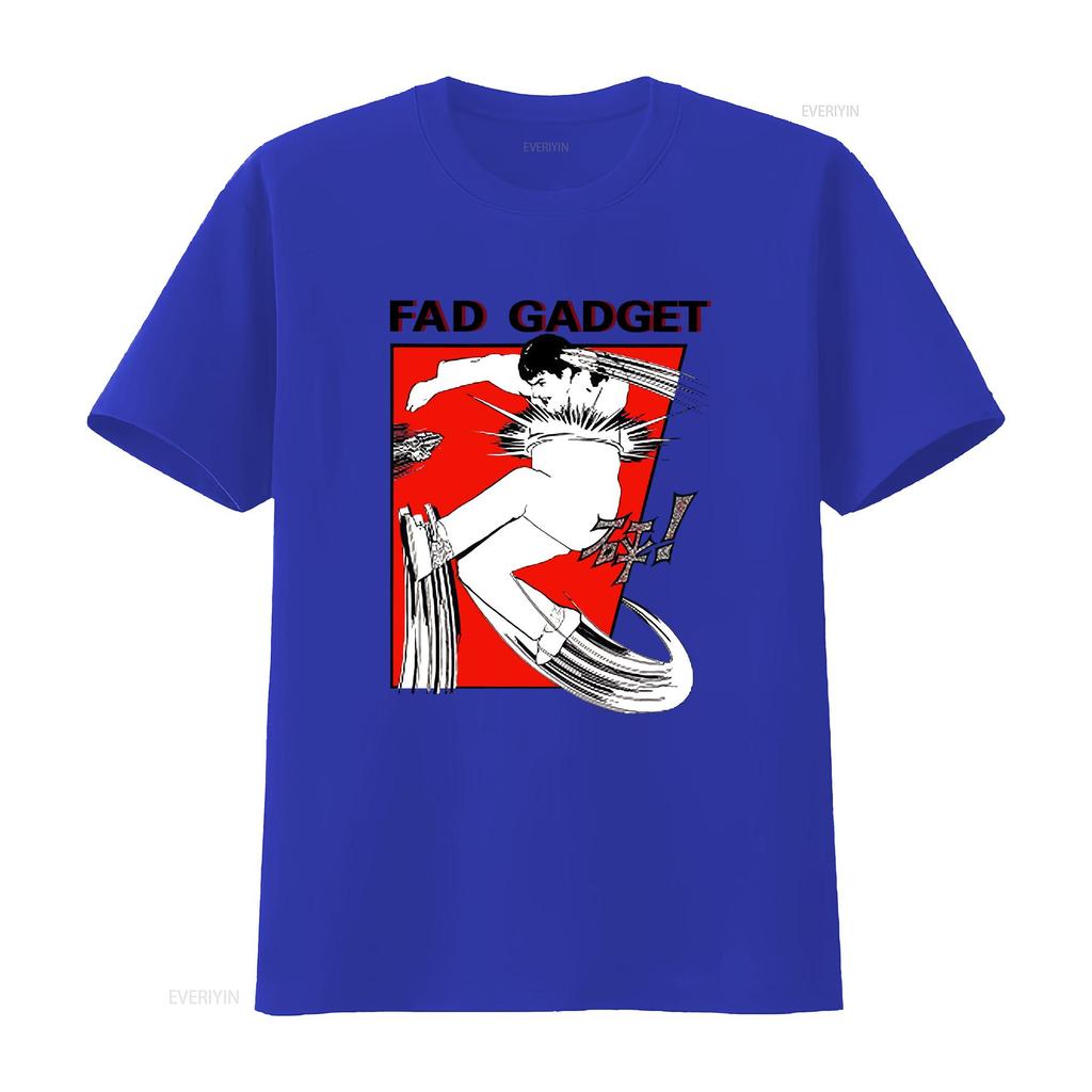 Fad Gadget Fireside Favourites New Wave Punk Music T Shirt 2076 Vintage Fashion Stylish Soft Versatile Streetwear