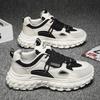 Herrenschuhe Herbst neue atmungsaktive kleine weiße Schuhe Herren Trend vielseitige dicksohlige rutschfeste Sport-Freizeit-Dad-Schuhe trendige Schuhe