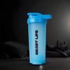 BEASTLIFE Premium Gym Shaker Bottle 750ml (Blue) | Leak-Proof & BPA-Free Protein Shaker for Pre Workout, BCAA & Creatine Mixing | Durable & Easy To