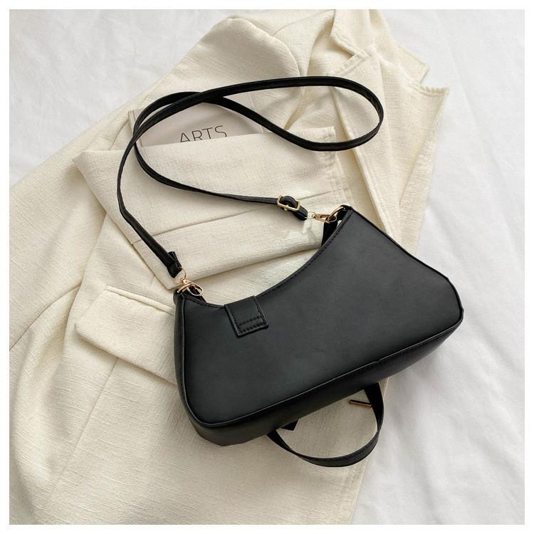Trendy Pu Armpit Shoulder Bag For Women Winter Street Fashion Crossbody Bag