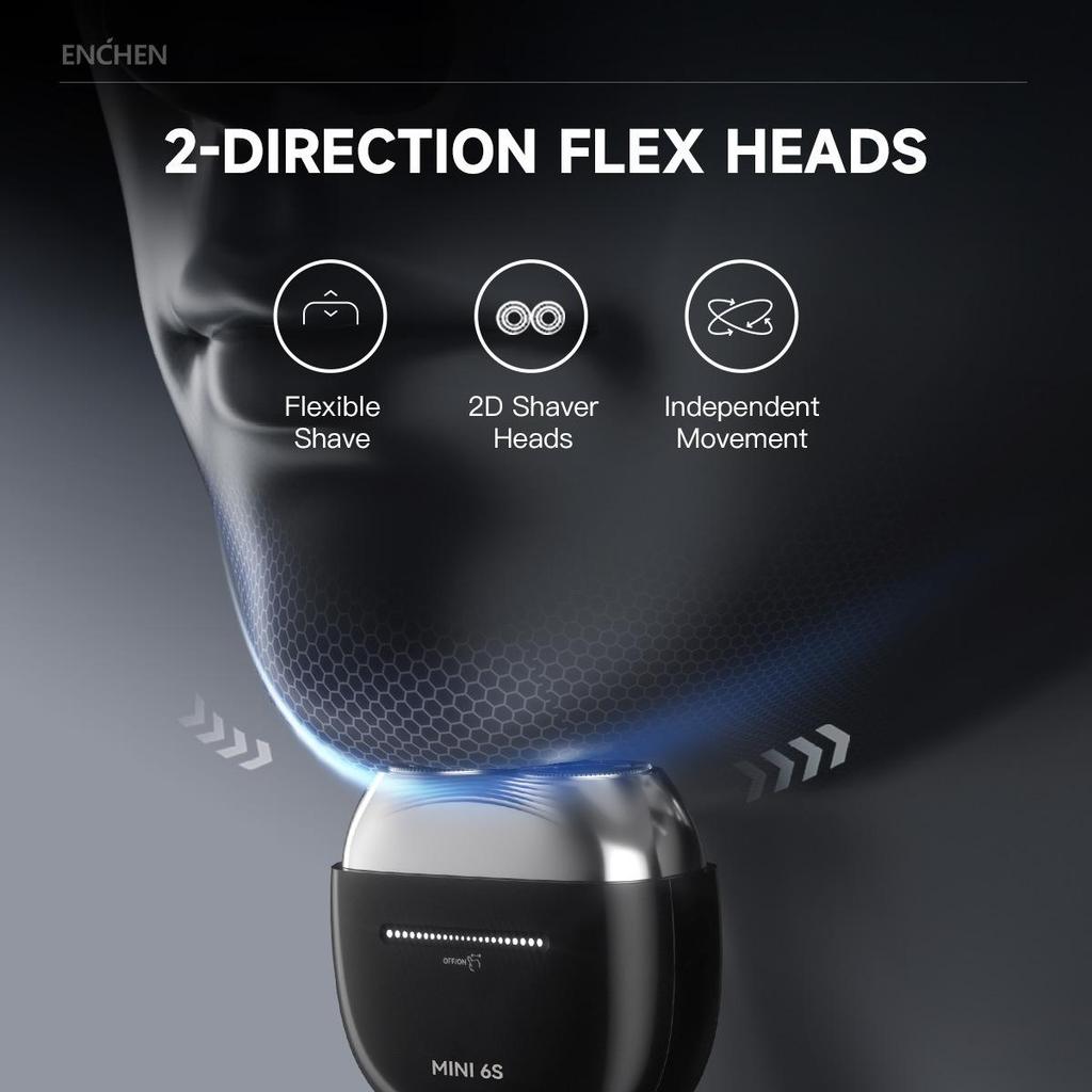 Xiaomi ENCHEN Mini 6S Elektrisk Barbermaskine Mini Elektrisk Barbermaskine