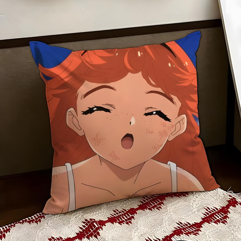 AnimeWonder Egg Priority Cushion Cover Reversible Soft Durable Pillow Cover Home Car MultiScene Use for Daily Comfort