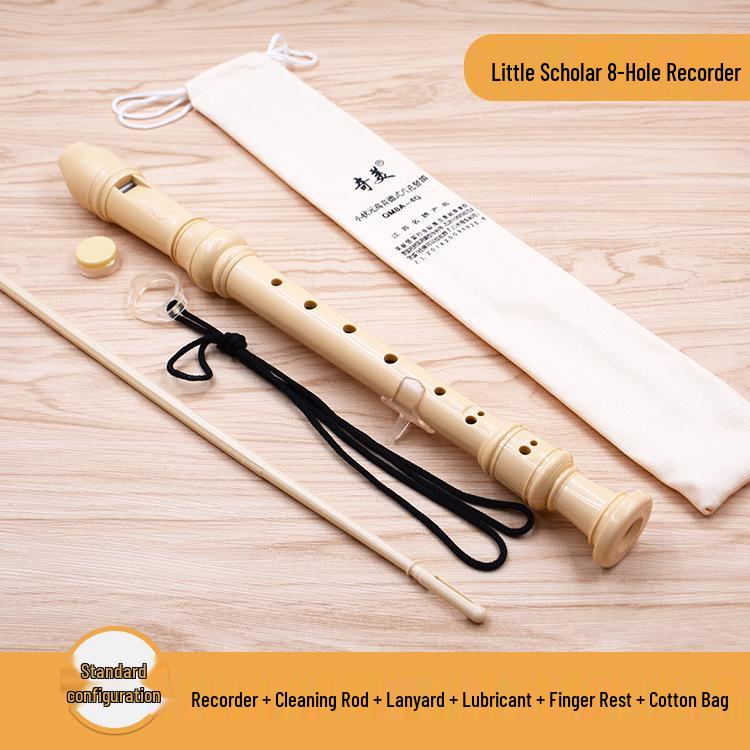 

Chimei Little Scholar German & English B Treble Recorder for Students: 6-Hole & 8-Hole Beginner Model