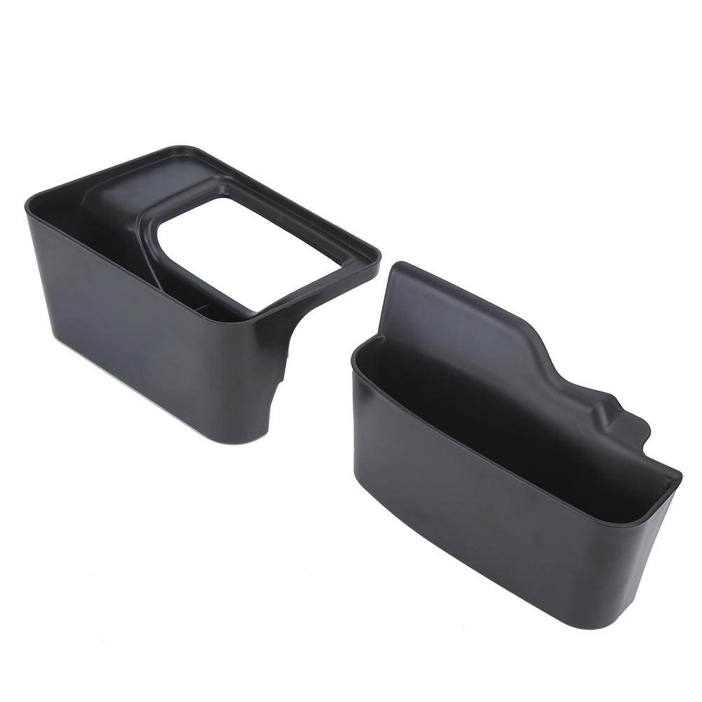 2Pcs Set Gear Box Organizer Container Auto Interior Accessory Fit for Jeep Wrangler JL 2018 2019