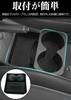 GeTor Jimny Console for Suzuki Jimny Manual Transmission Car Storage Box with Drink Holder and Small Item Organizer ABS Easy Interior Custom Parts