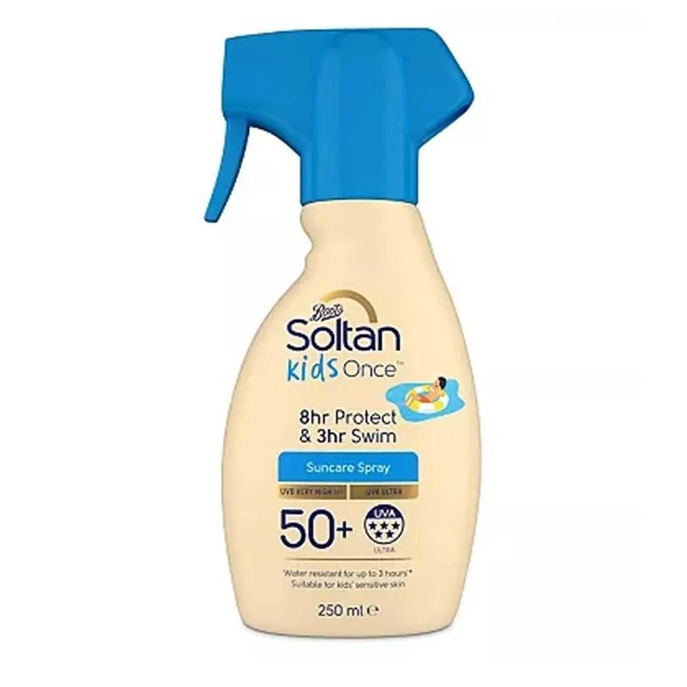 Soltan Kids Once Trigger Spray SPF50+ 250ml 1 Pack