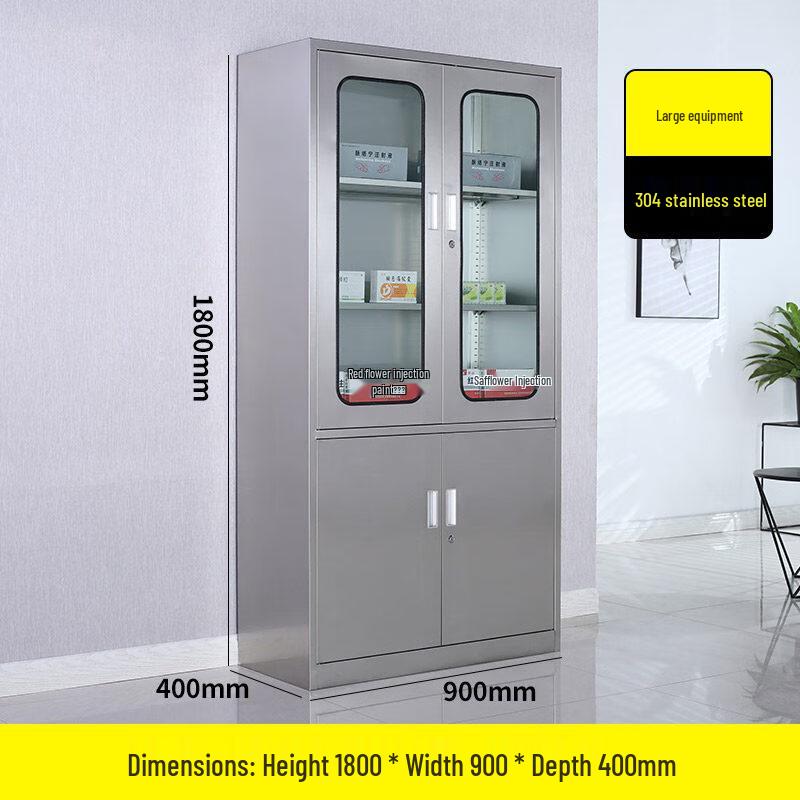 WEZHO Stainless Steel Medical Storage Cabinet