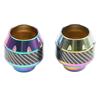2Pcs Aluminum Alloy Motorcycle Crash Protector Scooter Wheel Front Fork Frame Falling Protection Pads Sliders Moto Exterior