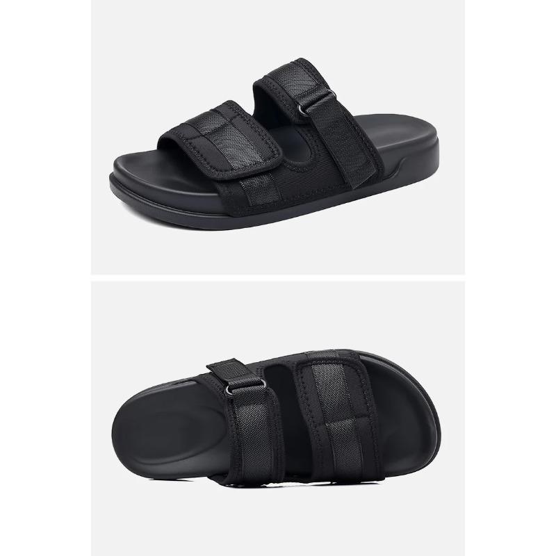 Men's Slippers Summer Trendy Fashion Versatile Drag Wear Soft Soled Beach Shoes Summer Men Sandals