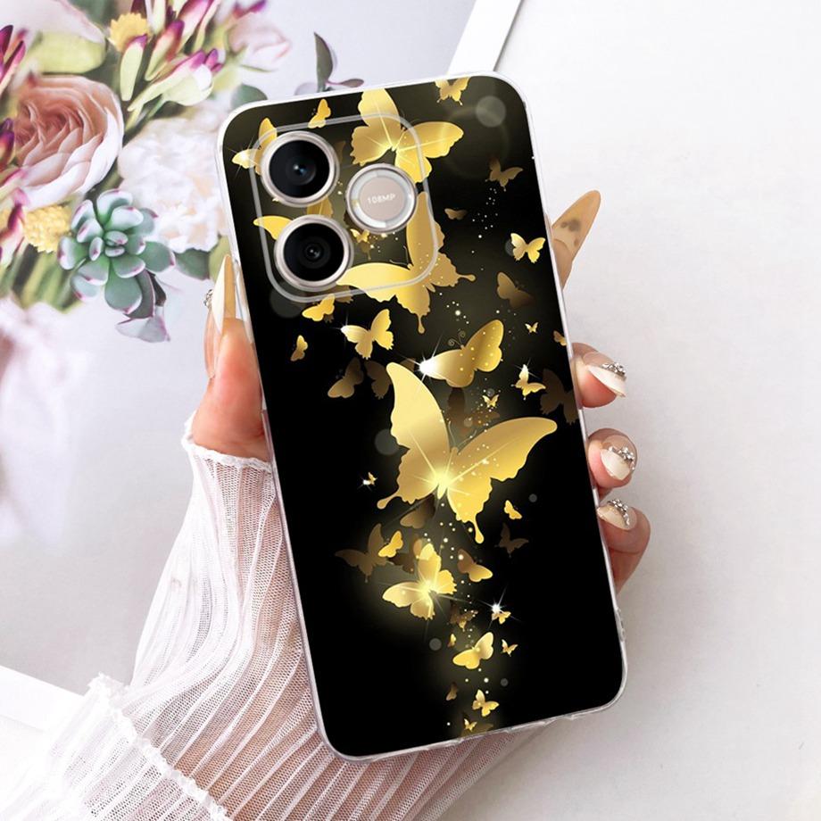 For Honor 600 Lite 500 Smart Phone Case Soft Clear Silicone Back Cover Butterfly Dragon Cat Floral Painting Funda Honor 600 Capa