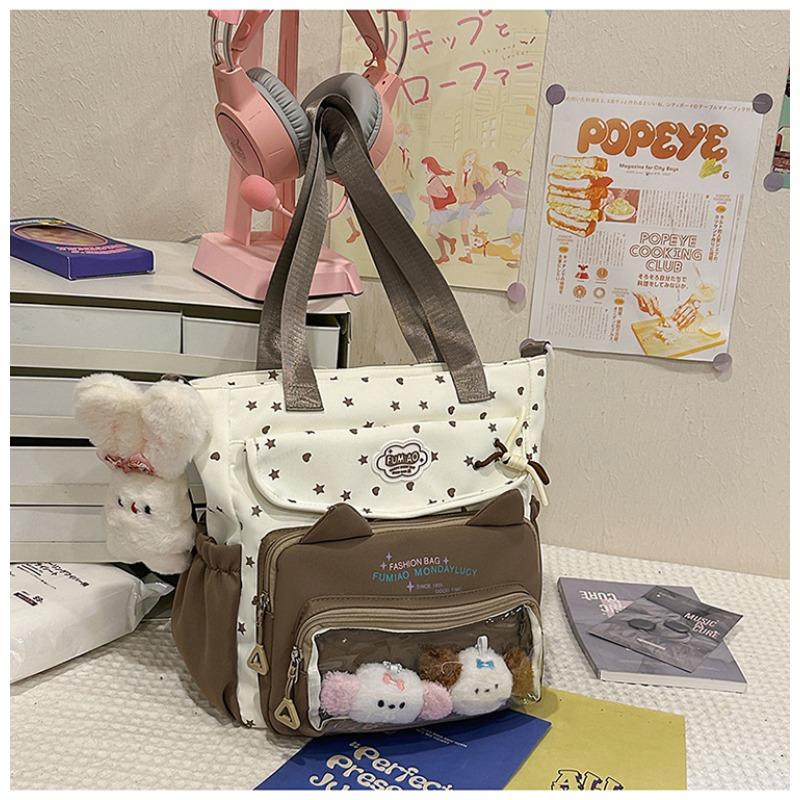 Cute Star Cat Junior High School Student Schoolbag Large Capacity High School Student Backpack Small Fresh Girl Pain Bag Baby Bag