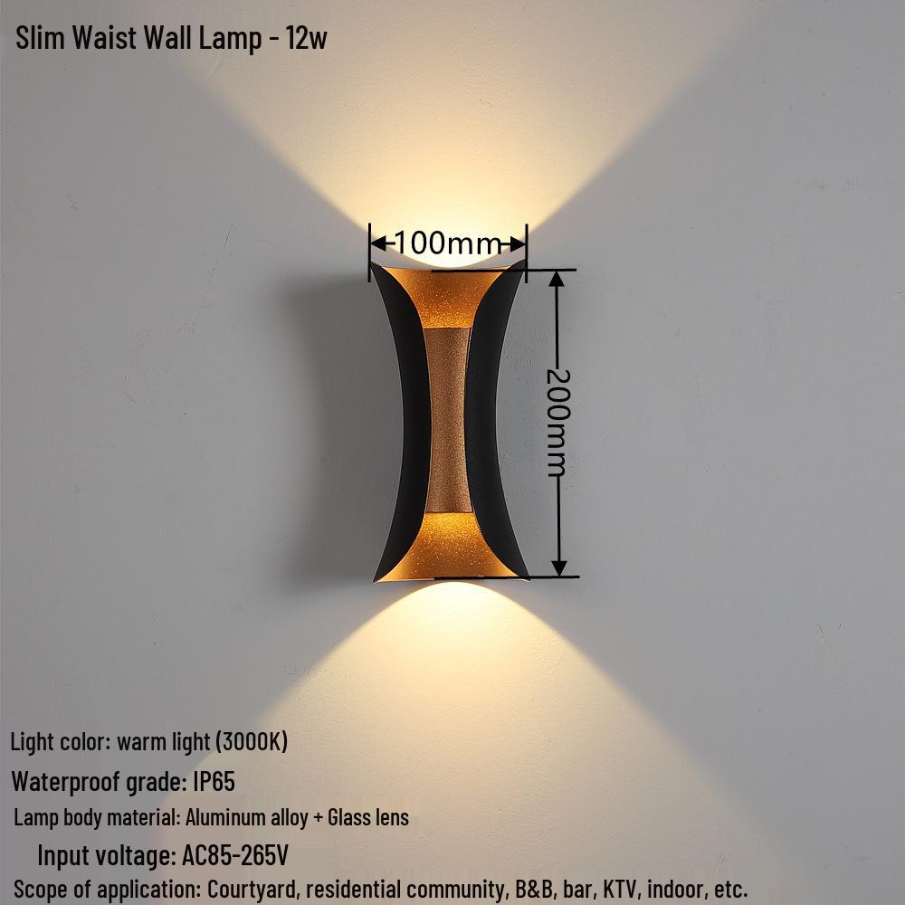 Creative Waterproof Wall Lamp for Living Rooms, Bedrooms, Hallways, and Staircases