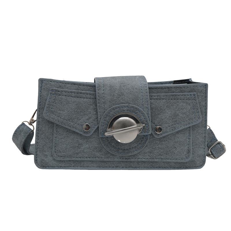 

2024 summer new Korean version fashionable and foreign commuter bag personalized large capacity underarm shoulder crossbody women s bag синій