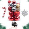 20/30/40cm DIY Christmas Desktop Tree with Ornaments - Potted Decorations