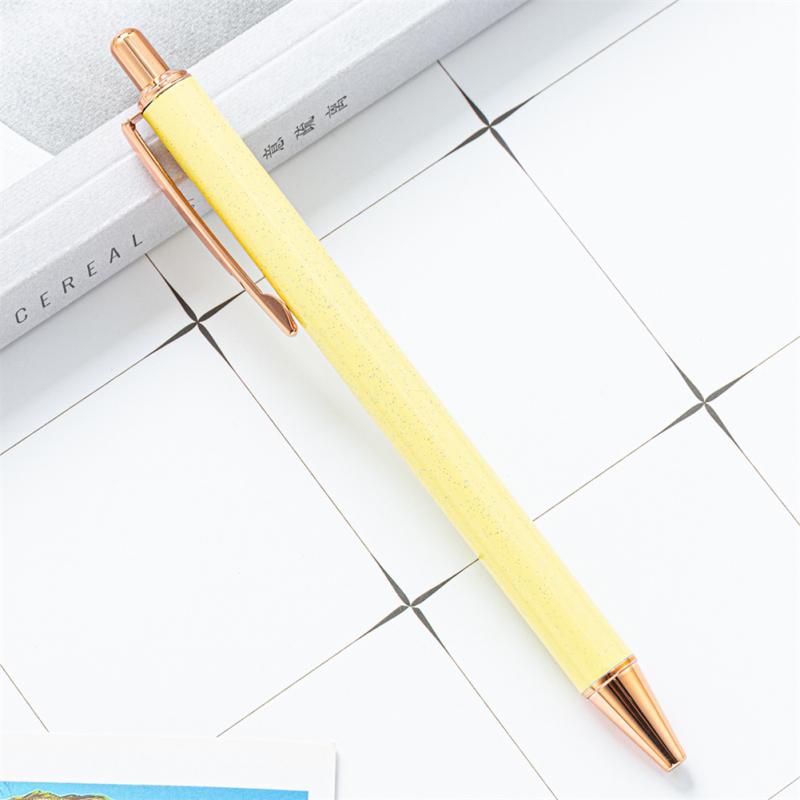Glitter Ballpoint Pens Creative Metal Multi-color Ballpoint Pen For School Student Stationery Office