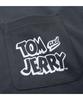 Tom and Jerry Plus Size Jersey Print Short Sleeve T-Shirt with Pocket