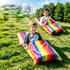 Regenbogen Rutsche Tuch Kinder Outdoor Spielzeug Eltern-Kind Sensorisches Trainingsspiel Matte