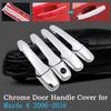 Chrome Car Door Handle Cover for Mazda 8 MPV Mazda8 2006~2016 Covers Trim Set Exterior Car Accessories 2007 2009 2011 2013 2015