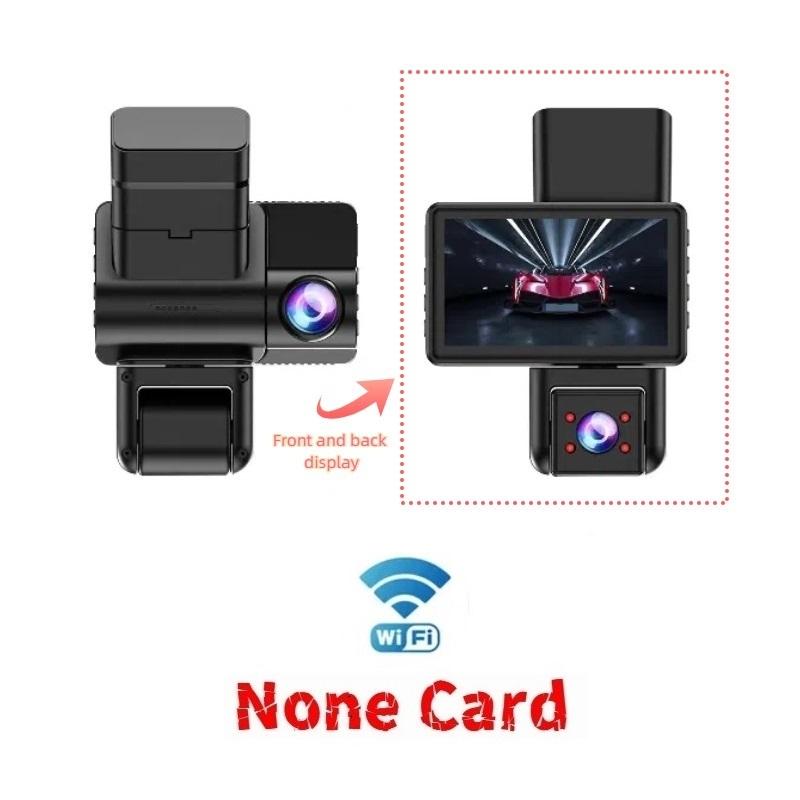 Dash Cam with Triple Recording, HD 1080P, WiFi, Infrared Night Vision, and Ultra-wide-angle Triple Lens