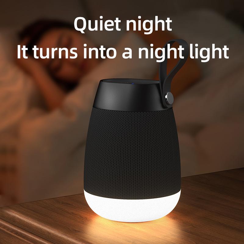 Rockmia Audio EBS-702 Mini Portable RGB Speaker Bluetooth 5.0 Outdoor Wireless Music Box With Colorful LED Light Camping Ridding