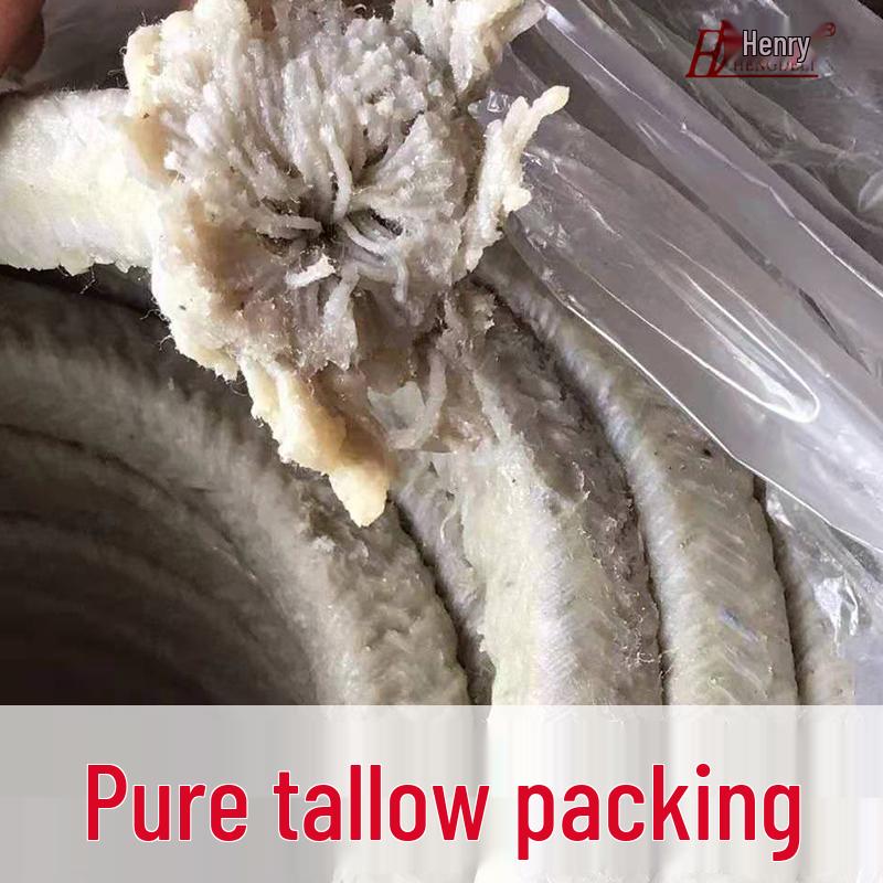 

Pure Cotton Yarn Oil-Impregnated Asbestos Packing Rope, Wear-Resistant and Powder-Free, 6x6. Standard 4*4*1m