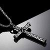 Cross Men'S Necklace Stainless Steel Pendant Pendant